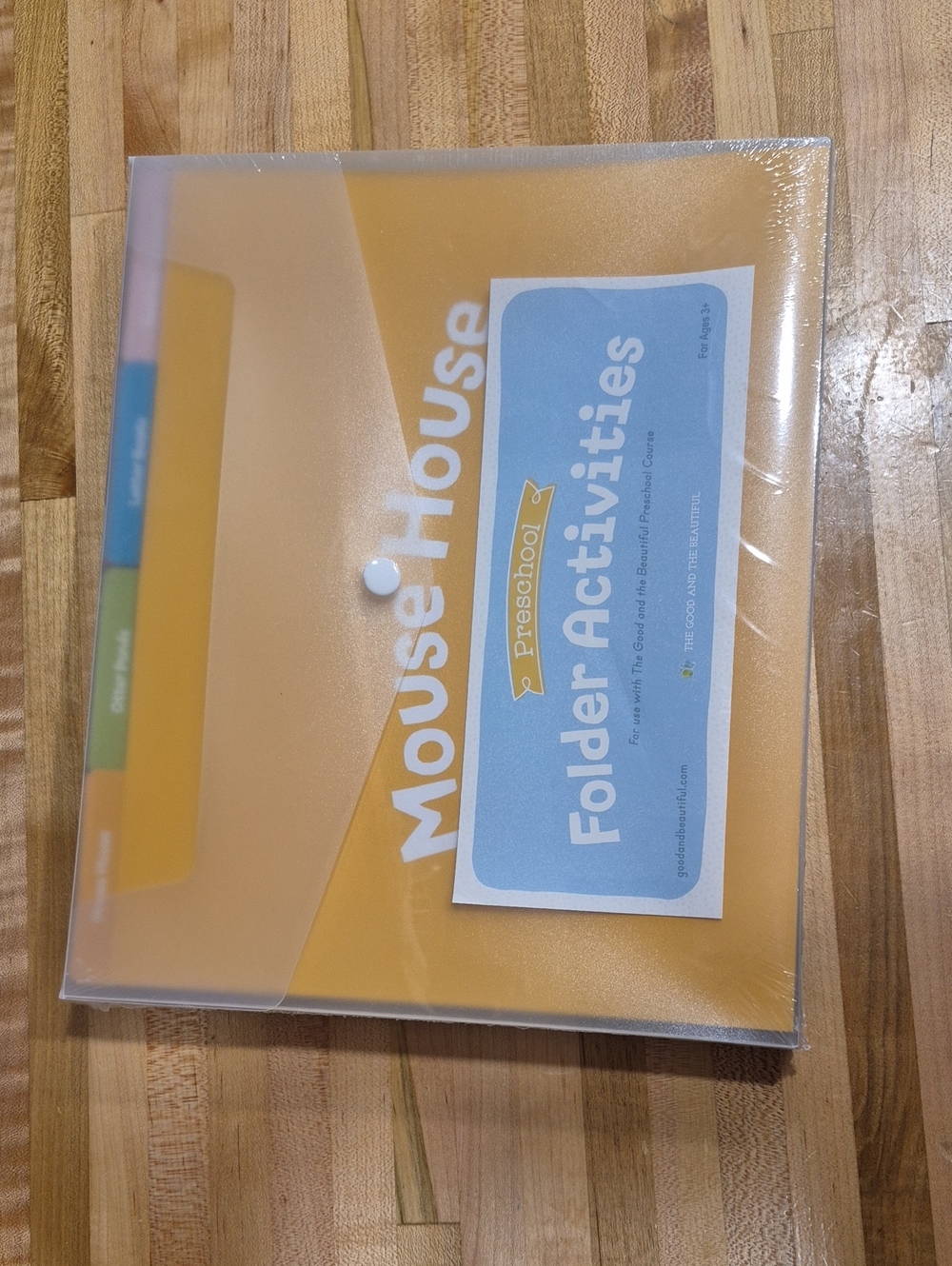 The Good And The Beautiful Pre-k Folder Activities/Game
